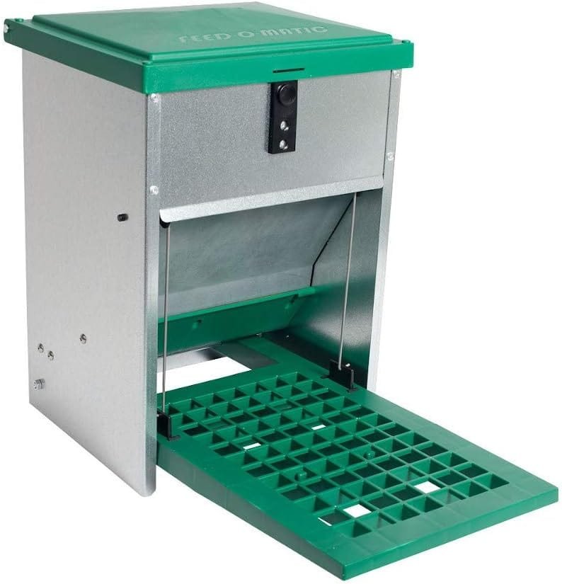 Mangeoire automatique Feed-O-Matic à trémie (8 kg, anti-nuisible)