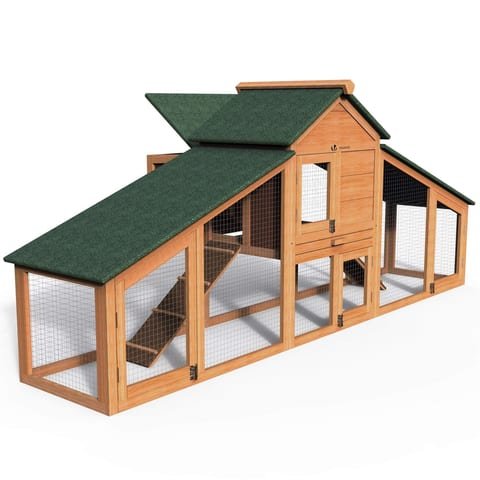 Poulailler VOUNOT XL 210 cm avec pondoir et perchoir (3 à 5 poules)